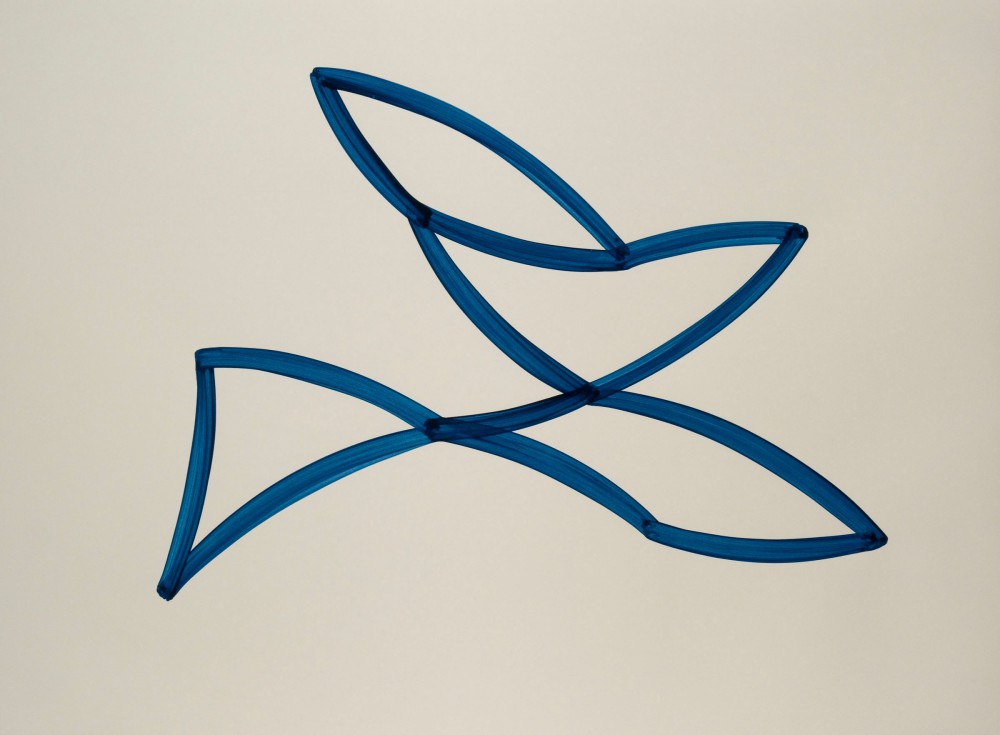 lines in blue 
